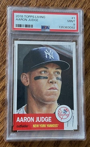 2018 Topps Living Aaron Judge #1 PSA 9 MINT New York Yankees