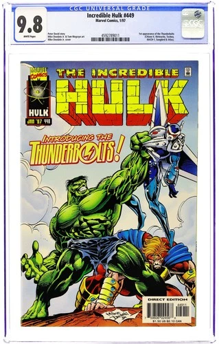 Incredible Hulk #449D CGC 9.8 1997 4592789011 1st app. Thunderbolts
