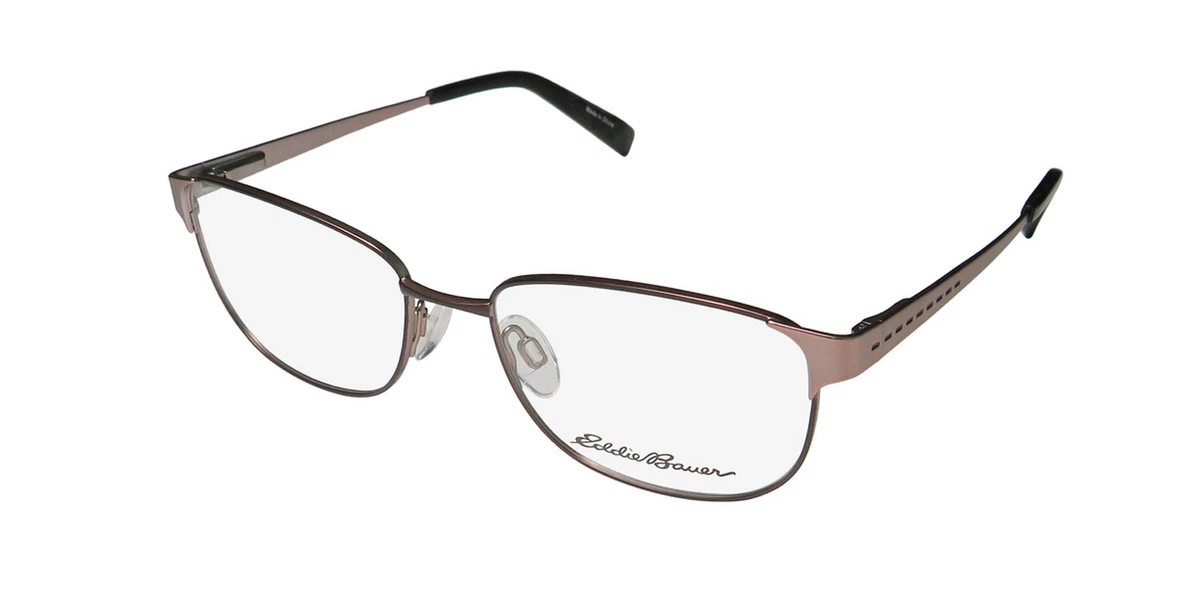 Eddie Bauer Eb32021 Br Brown Authentic Eyeglasses 54-18-140 Eddie Bauer Metal Eyeglass Frames for sale | eBay main image 3
