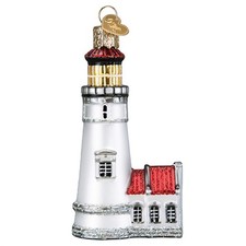 Old World Christmas Glass Ornament for Christmas Tree, Heceta Head Lighthouse