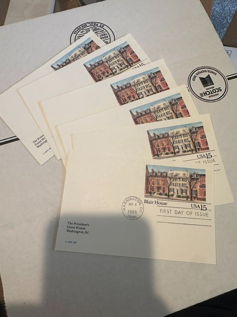 Blair House - DC, President's Guest House, Washington Postcard - Set of 6
