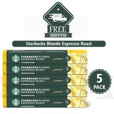 Starbucks By Nespresso Blonde Roast Espresso Coffee 50 PODS BULK