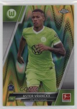 2021-22 Topps Chrome Bundesliga Gold RayWave Refractor Aster Vranckx #99 uk2