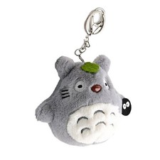 My Neighbor Totoro Plush Doll Keychain Gray 4''