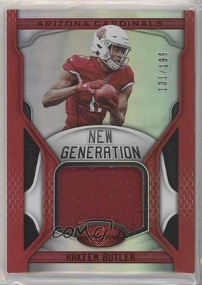 2019 Certified New Generation Jerseys Mirror Red Hakeem Butler Rookie RC 6ks