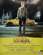 Robert De Niro Signed 11x14 Taxi Driver Poster Autographed PSA/DNA