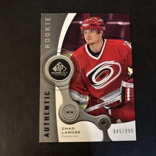 2005-06 SP Game Used Edition - Authentic Rookies Chad LaRose #198 /999 (RC)
