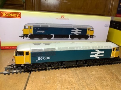 Hornby Spurweite OO R30082 BR blau großes Logo Klasse 56 56086 DCC ausgestattet