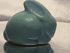 Van Briggle Bunny RABBIT Turquoise CCII V9