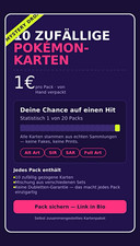 Pokémon TCG Mystery Drop Pack 10 Karten Deut...