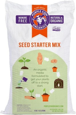 Seed Starter 12 Quart Bag, All Natural and Organic, Fast Seedling Germination