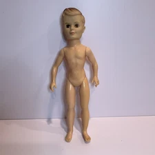 Vintage Uneeda Bob Teen Boy 11” Doll Molded Hair Sleep Eyes Nice Rare!