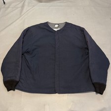 Bulwark FR Flame Fire Resistant Nomex Jacket Navy Men 3XL Workwear Shacket-7425