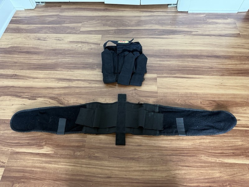 Redz Comfort Gear Paintball Harness 3V+1H - BLACK