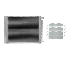 Universal Condenser Parallel Flow 12 x 14 With Bracket O-ring #6 And #8 AC A/C