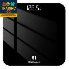 Digital Bathroom Scale for Body Weight: High-Precision 4-Sensor Accuracy, LED Di