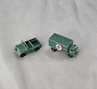 Matchbox Lesney 1960s Military Lot--Land Rover and Ambulance (Made in England)