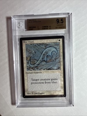 MTG Beta Blue Ward BGS 9.5 GEM MINT (with sub grades) 1993