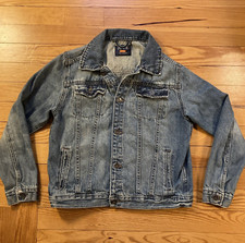 Children s Place Jean Jacket Boys Large 10 - 12 Blue Cotton Denim Youth