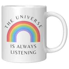 Universe Listening White Mug