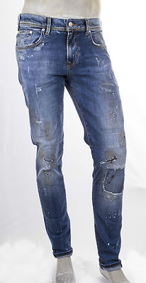 JEANS LTB Mod: DIEGO 4775 HELL GEALTERT RISSE AUFNÄHER FARBPUNKTE