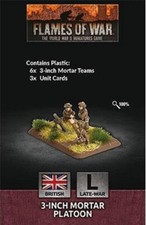 Flames of War: BR729 3-inch Mortar Platoon  Plastic "Battlefront"