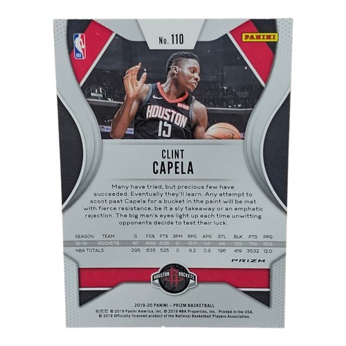 Clint Capela Prizm 2019-20 White Prizm - Picture 2 of 3