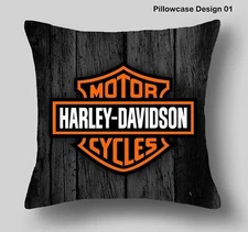 Harley-Davidson Motorcycle Pillow Case H-D U.S.A. Harley Davidson Bikes For Gift