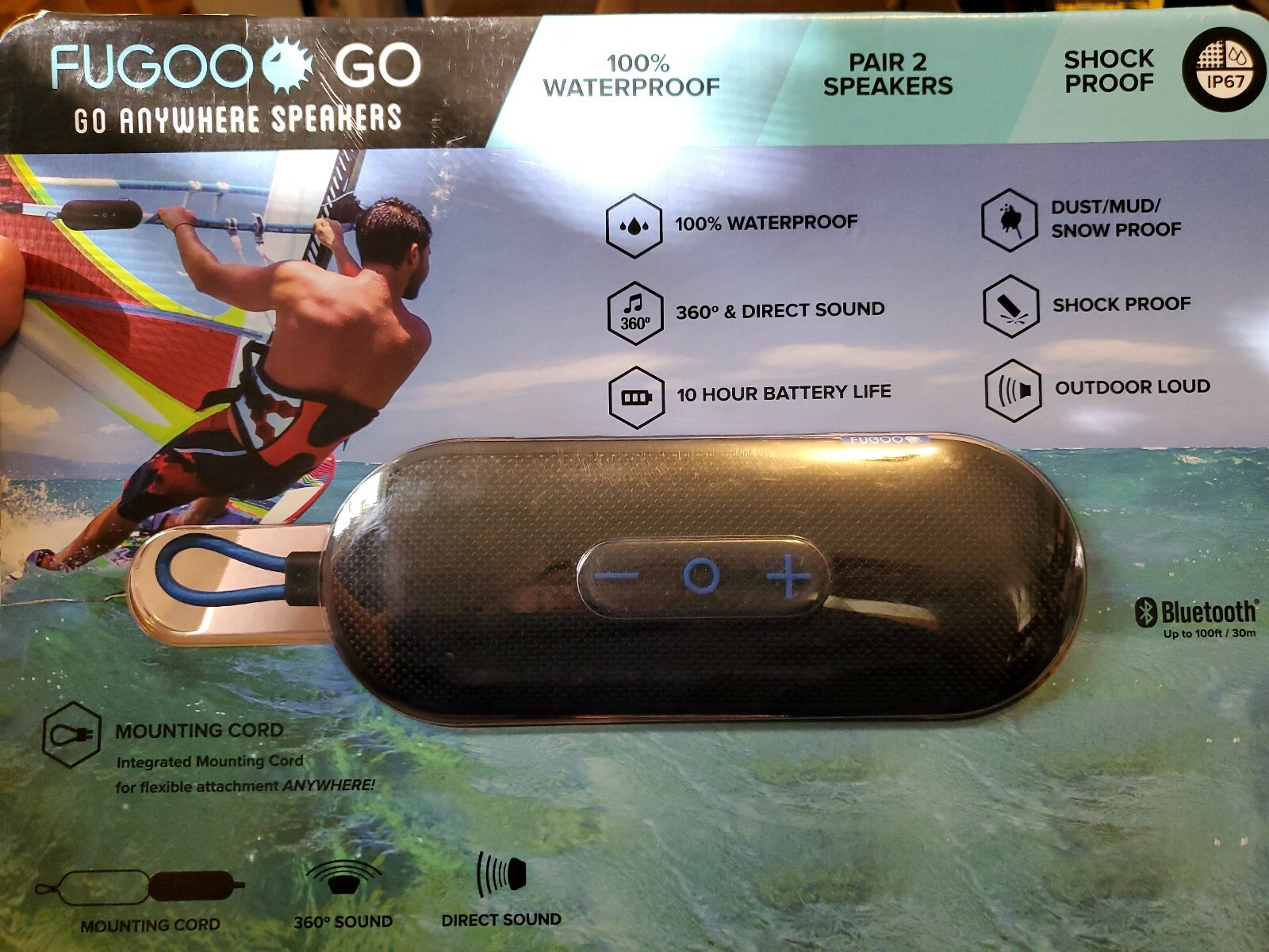 stoney waterproof bluetooth speaker