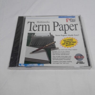 multimedia term paper cd Help Writing Term Papers
