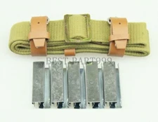 Mosin Nagant CANVAS Sling For 1891/30 91/30 M38 M39 M44 /w 10 PCS Stripper Clips