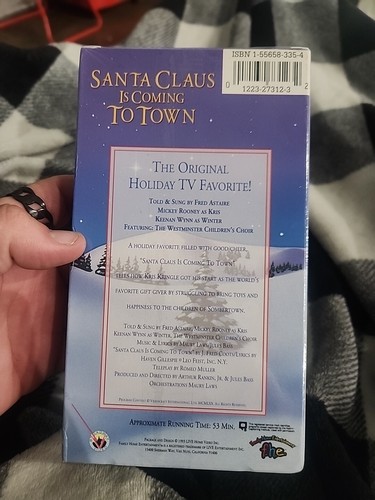 Santa Claus Is Coming To Town with Fred Astaire narrating VHS BRAND NEW - Picture 3 of 6