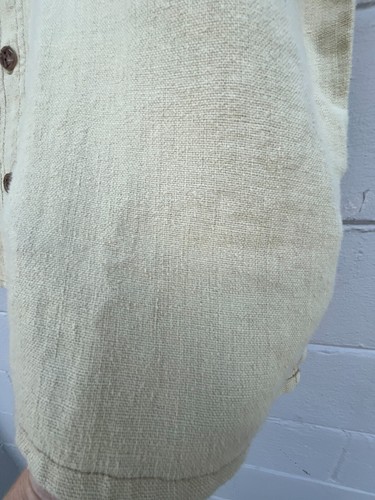 Dash Hemp Short Sleeved Shirt Camp Cruz Beige Wheat NWT size Medium - Picture 7 of 8