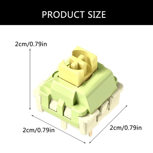 Lemon Pre Lubed Silents Linears Switches Mechanical Keyboards Axises for Gaming - Afbeelding 8 van 10