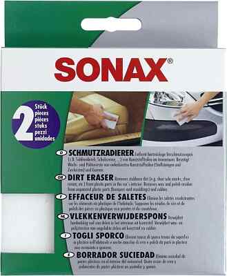 SONAX SchmutzRadierer (2 Stk.) feinporiger Spezialschwamm Art-Nr. 04160000