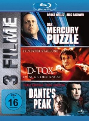 DANTE'S PEAK - DAS MERCURY PUZZLE - D-TOX 3 BLU-RAY NEU