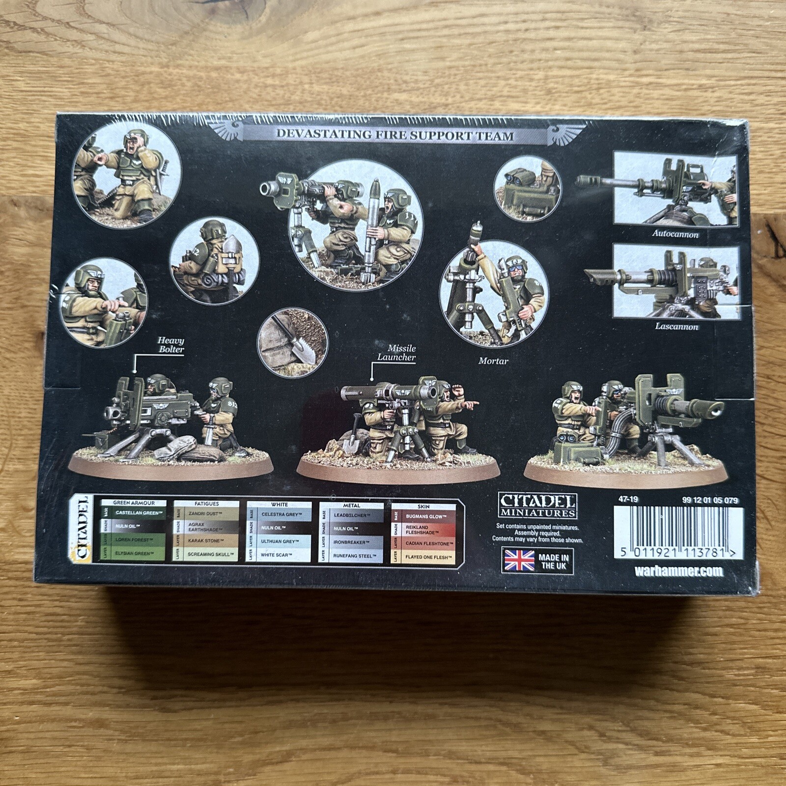 Warhammer 40,000 Warhammer 40,000 Astra Militarum: Cadian Heavy Weapons Squad