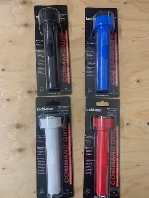 Tacki-Mac Hockey Goalie Stick Grip | Pro Black Red White Goal Knob Tape Wrap