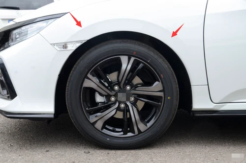 For Civi TYPE R 2016-2020 Outer Wheel Eyebrow Arch Decor Fender Primer - Picture 2 of 5