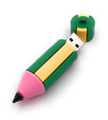 Buntstift Bleistift Stift in Grün Funny USB Stick div Kapazitäten - Bild 4 von 28