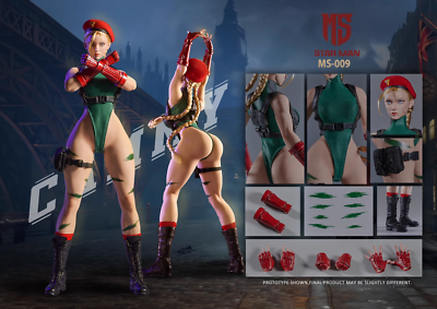 STAR MAN MS-009 ストリートファイター Cammy キャミィ1/6 STARMAN MS-009 1/6 Street Fighter Girl Cammy White Action