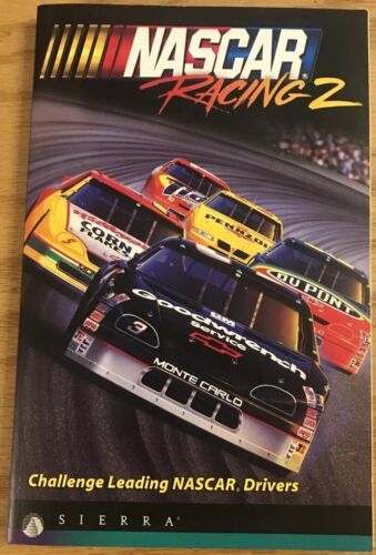 MANUALE VINTAGE NASCAR RACING 2 1996 PER PC VIDEOGIOCO BELLO - Foto 1 di 9