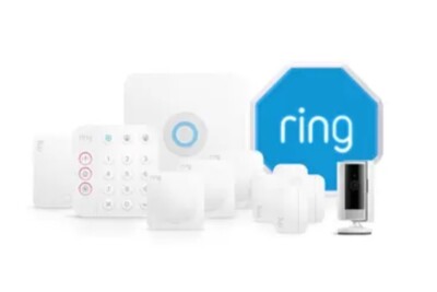 Ring 12-teiliges Hausalarm Starterset inkl. Außensirene/Innenkamera/Sensoren