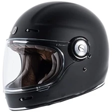 Torc T1 Retro Motorcycle Helmet Matte Black Size XXL - T115:26
