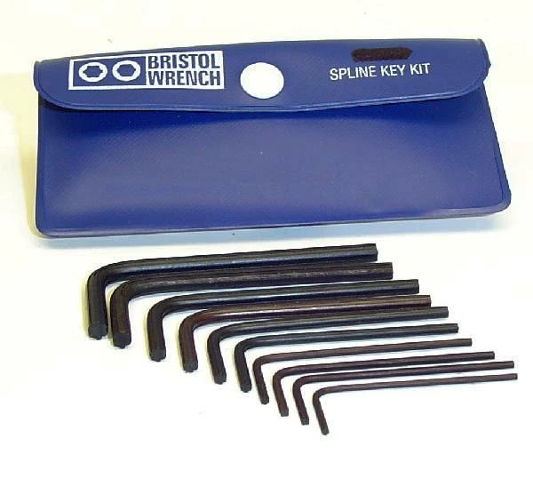 USA MADE 9 PIECE BRISTOL WRENCH SET FOR IBM SELECTRIC & OTHER IBM TYPEWRITERS
