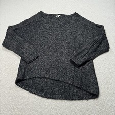 Helmut Lang Women  s Sweater Wool Alpaca Blend Asymmetrical Hem Gray Sz Medium