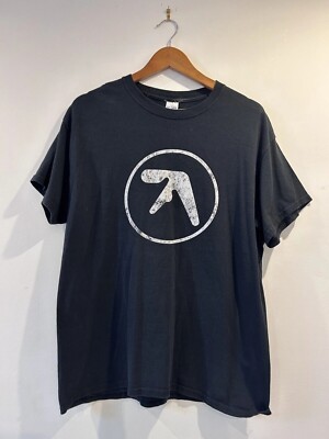 Aphex Twin Band Logo Black Short Sleeve Unisex T shirt Men Women KH4541