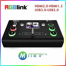 RGBlink Mini Pro 4K HDMI USB3.0 T-Bar Joystick Camera Control Streaming Switcher