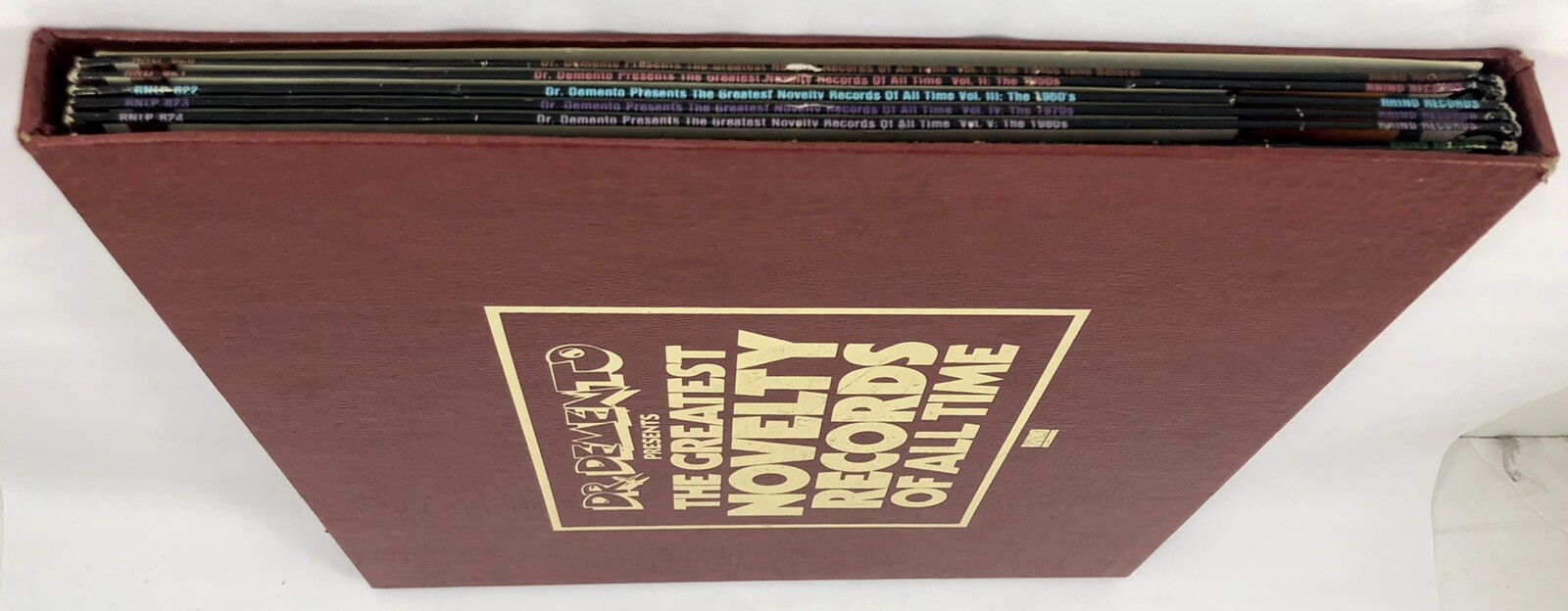 DR. DEMENTO Greatest Novelty Records All Time 1985 LP EX+ Vinyl Box Set