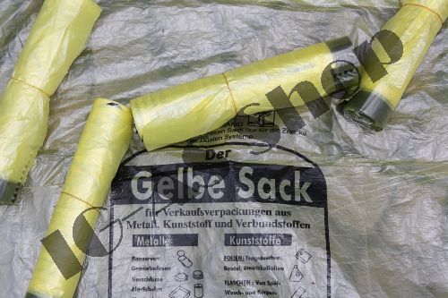 NEU Gelbe Säcke Gelber Sack Müllbeutel Müllsack mit Zugband bis 200 Rollen - Bild 14 von 15